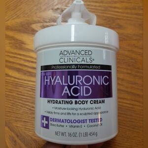 Advanced Clinicals Hyaluronic Acid Instant Hydrator NWT Size:16oz